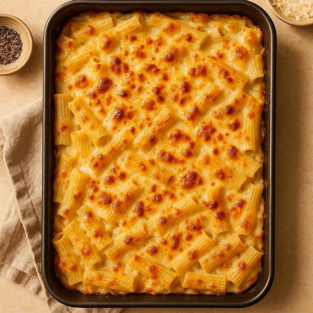 طريقة عمل المكرونة بالبشاميل خطوة بخطوة